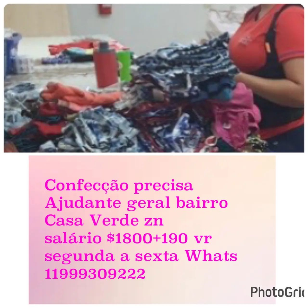 Ajudante geral feminina 