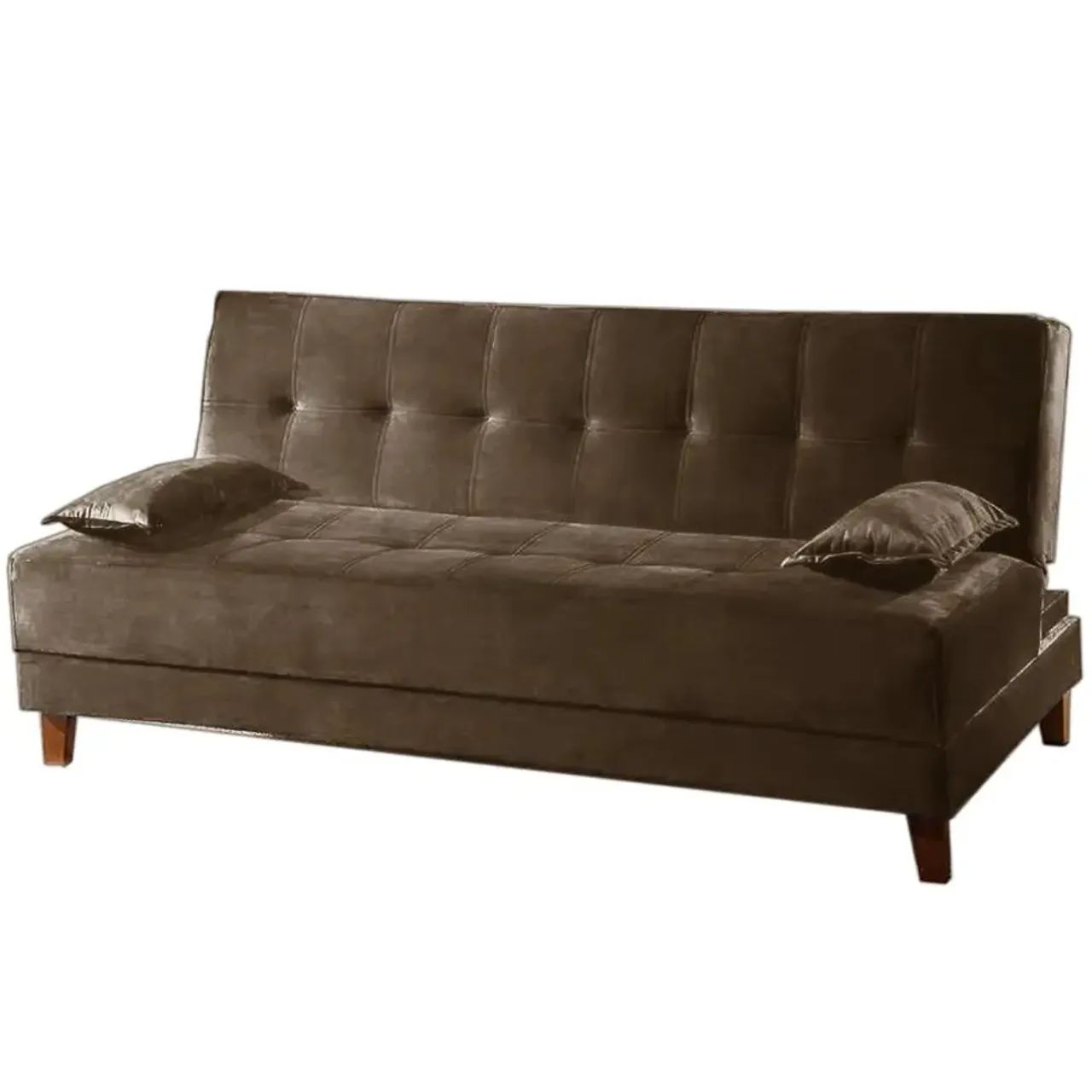 Sofá Cama Arpoador 2 Lugares 185cm Tecido Suede Innove - entrega Rapida - Foto 3