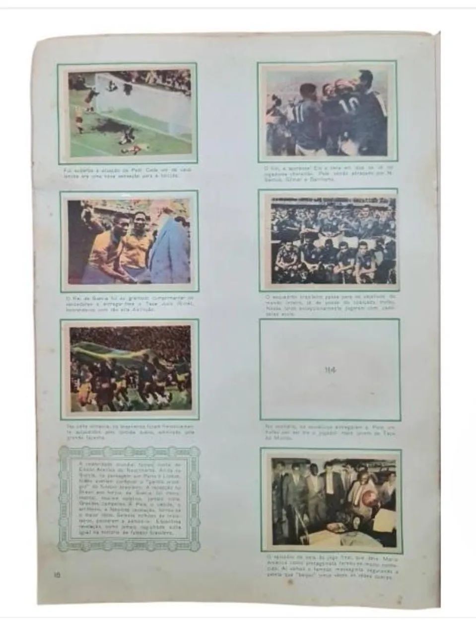 Álbum de Figurinhas Instantâneos da Vida do Rei Pelé incompleto  - Foto 4