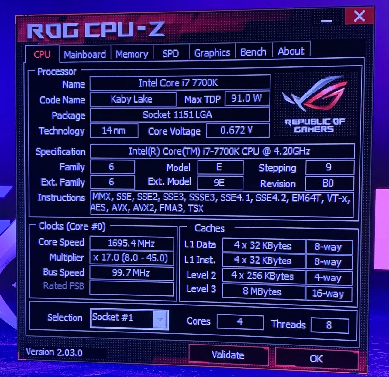 Kit Completo Intel i7 7700K + ASUS ROG STRIX H270F Gaming (Com