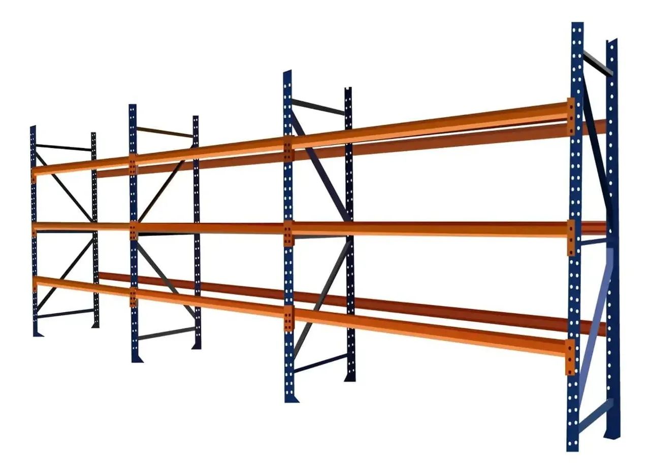 Porta Pallets até 500kg preto com laranja