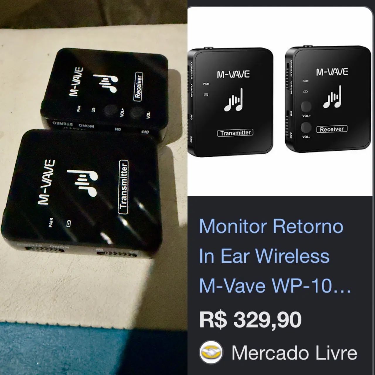 Monitor retorno MVave