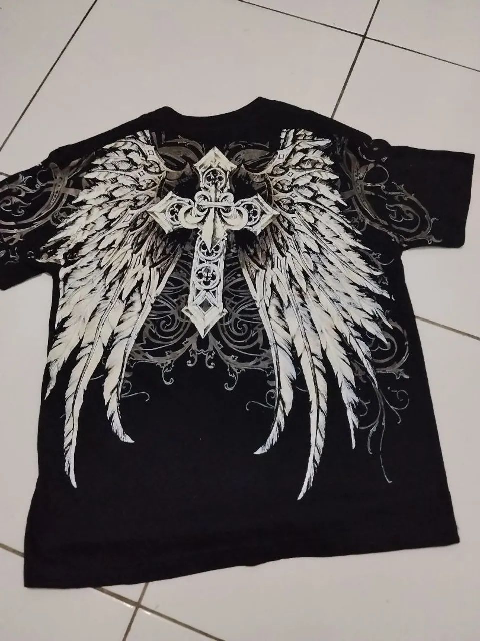 Camisa preta da affliction nova  - Foto 5