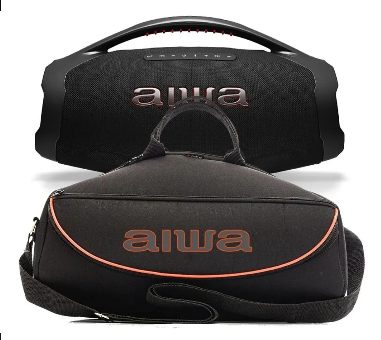 Caixa Boombox Aiwa + capa protetora - Foto 2