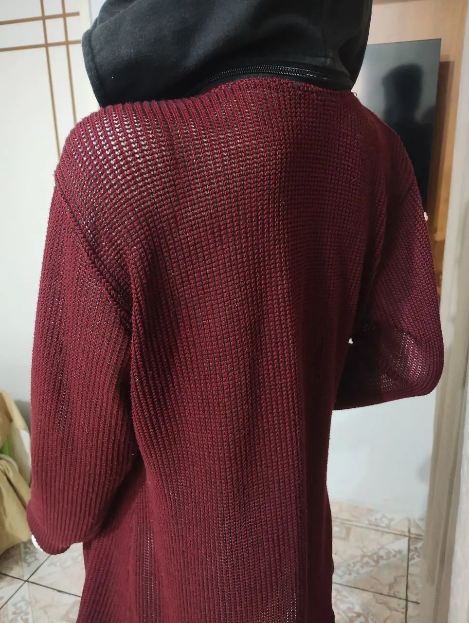 Casaco Vermelho e capuz Removível - Foto 2