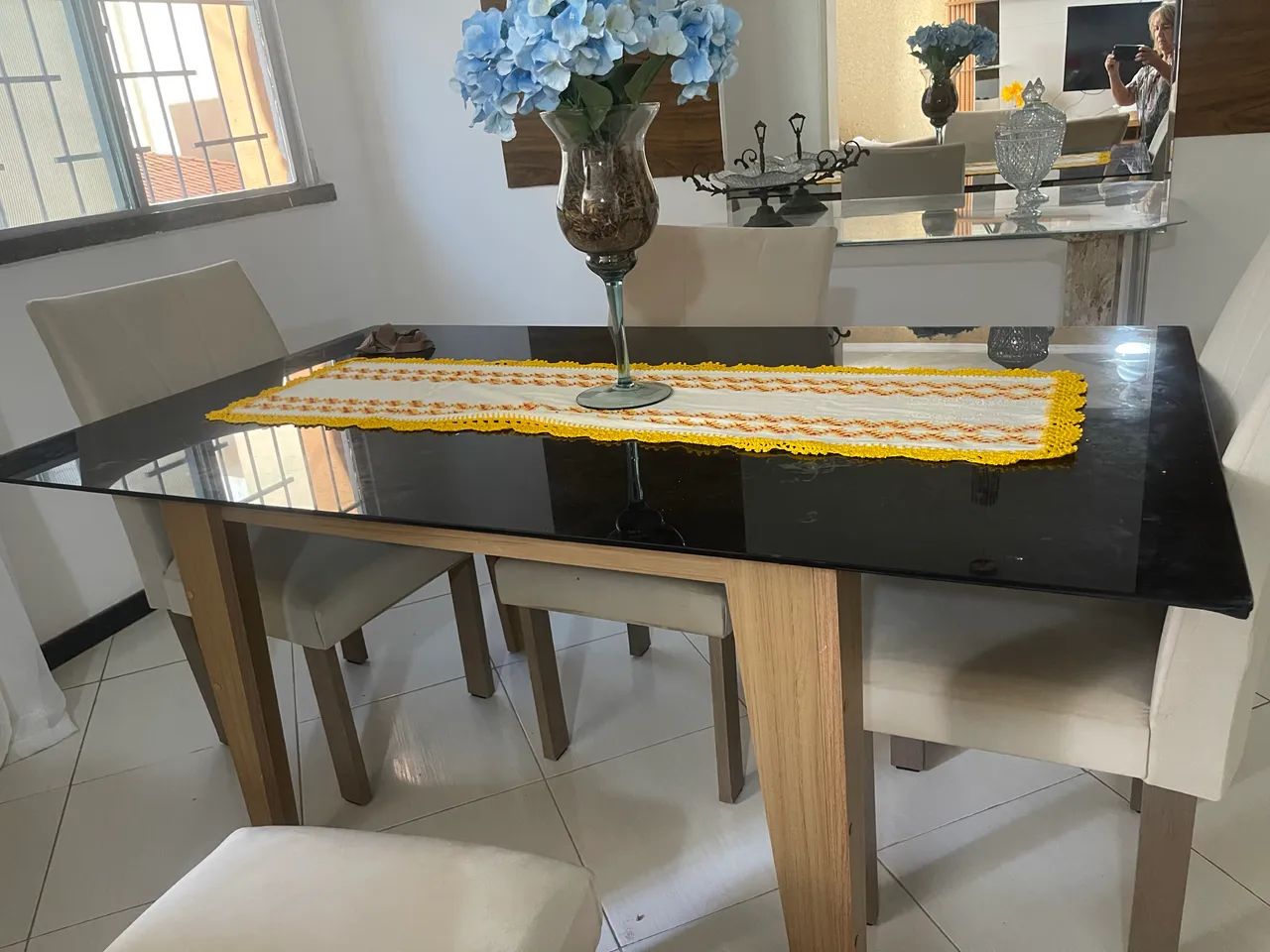 Vendo tampo de mesa de vidro - Foto 2