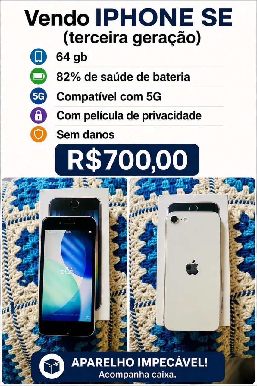 iPhone SE 3 geração  - Foto 4