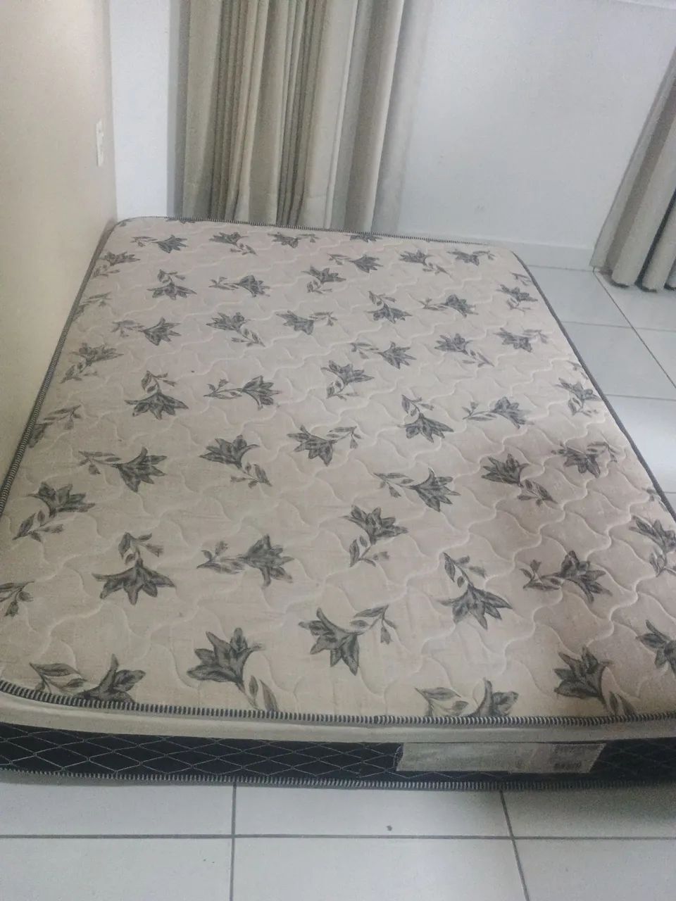 Cama box casal base e o colchão molas ensacadas  - Foto 3