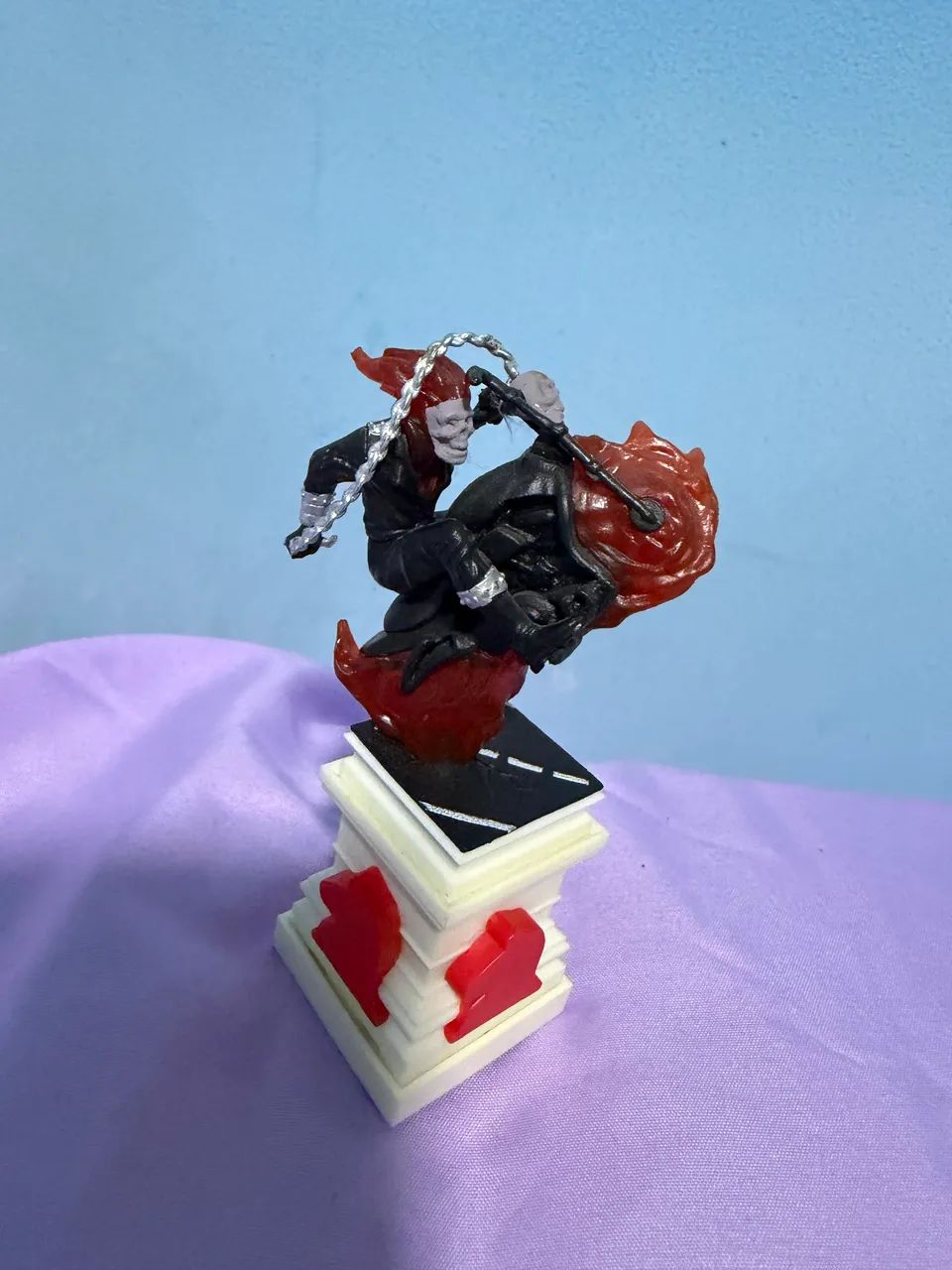 Motoqueiro fantasma  - Peça De Xadrez Marvel Planeta Deagostini - Foto 2