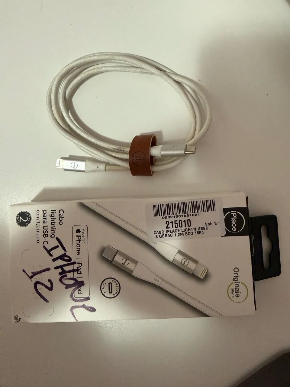 Cabo USB-C Lightning 