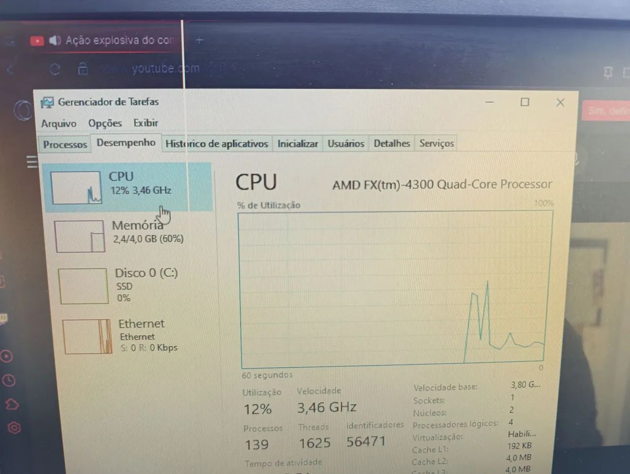 Kit AMD FX4300 + 4gb RAM + Placa de vídeo 2gb - Foto 3