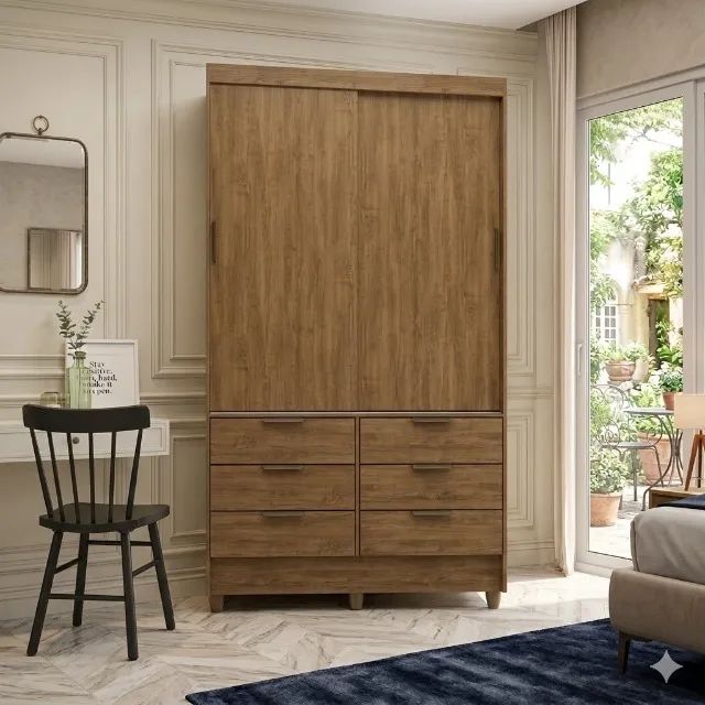 Oferta Guarda roupa hercules Com portas de correr
