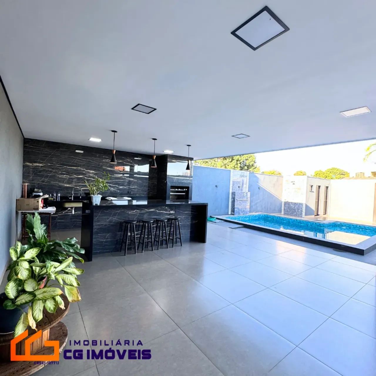 esquina com piscina e area gourmet - Foto 3