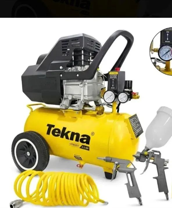 Compressor de ar 2,5hp 8 pés - Ferramentas de Construção