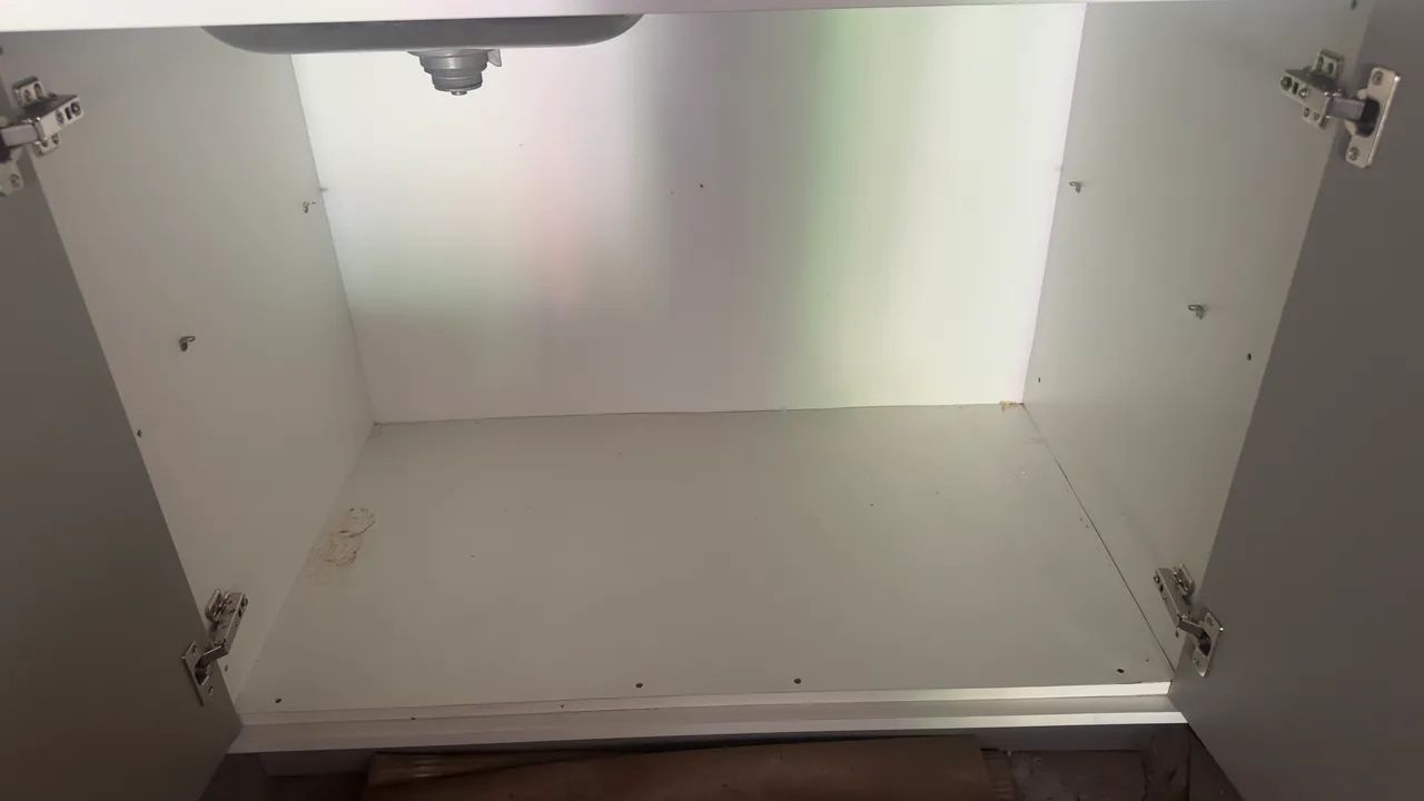 Balcão de pia com cuba de inox e mármore - Foto 2