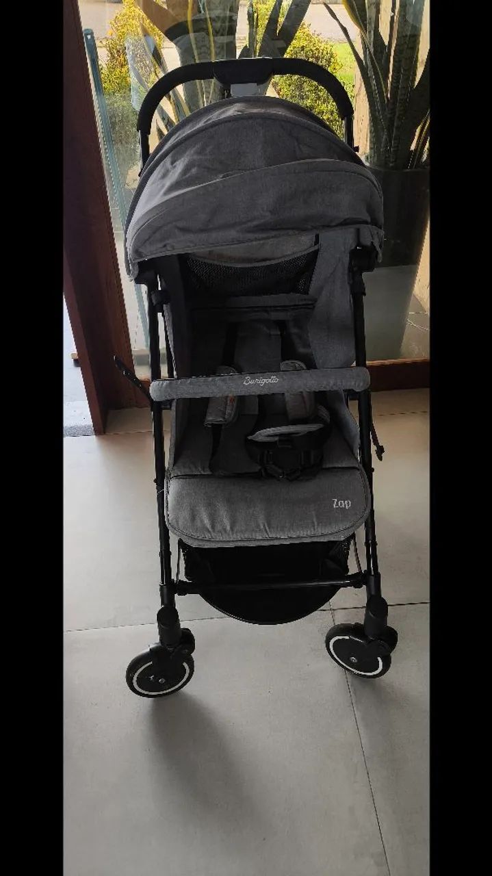 Carrinho de Bebê ZAP Burigotto Cinza