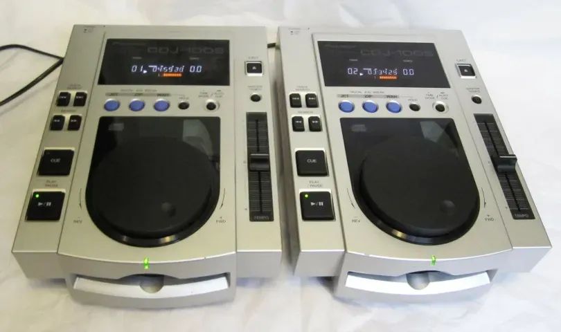 par de cdj 100 pioneer 