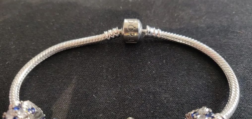 Pulseira Pandora + 3 Berloques - Foto 3