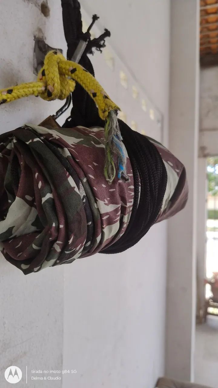 Rede camuflada em nylon 