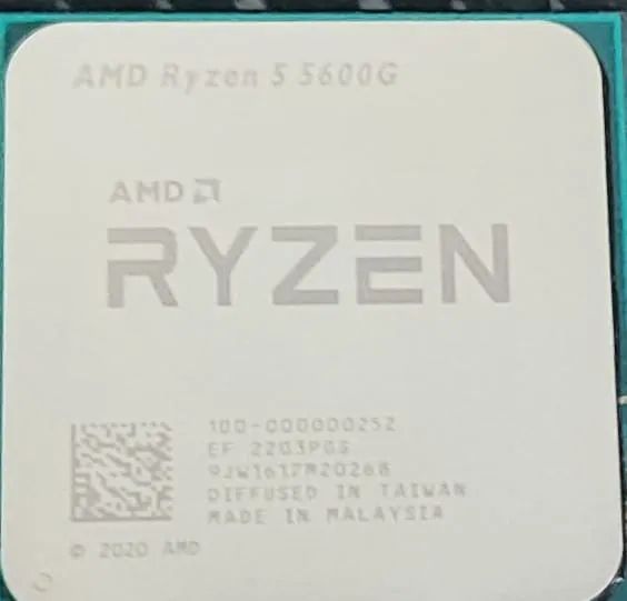 Placa mãe ASUS b450m pro m2 max + Processador AMD Ryzen 5600G + Cooler
