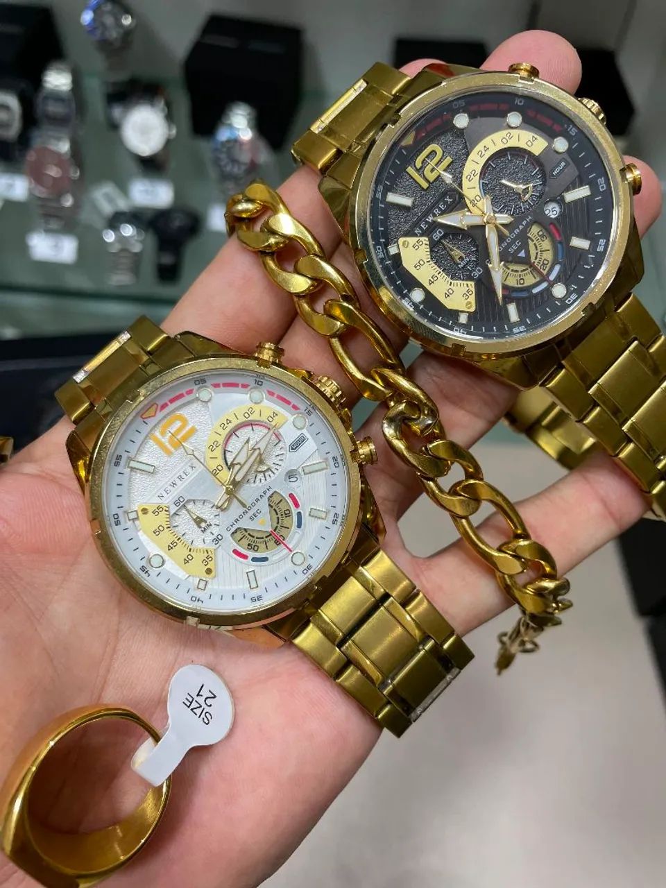 Combo especial dois relógios e brindes