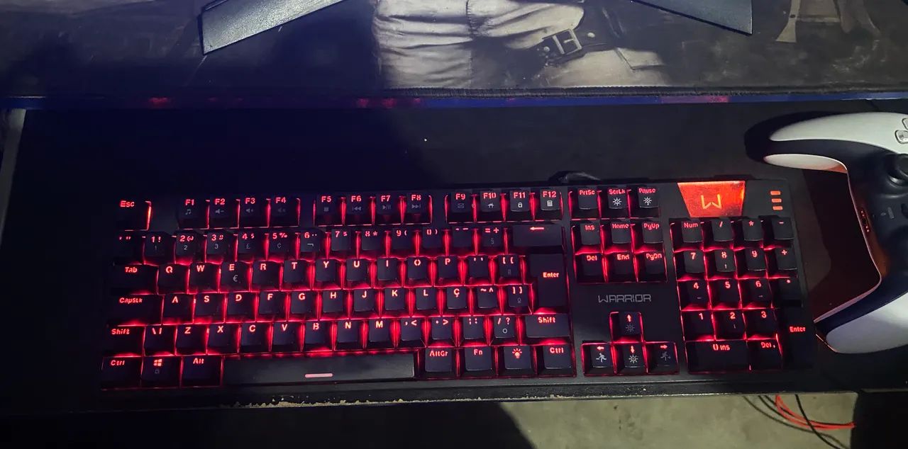 Teclado Warrior Royal Score preto - Foto 3