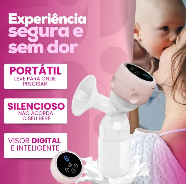Bomba De Tirar Leite Ergonomicamente Compacta - Foto 2