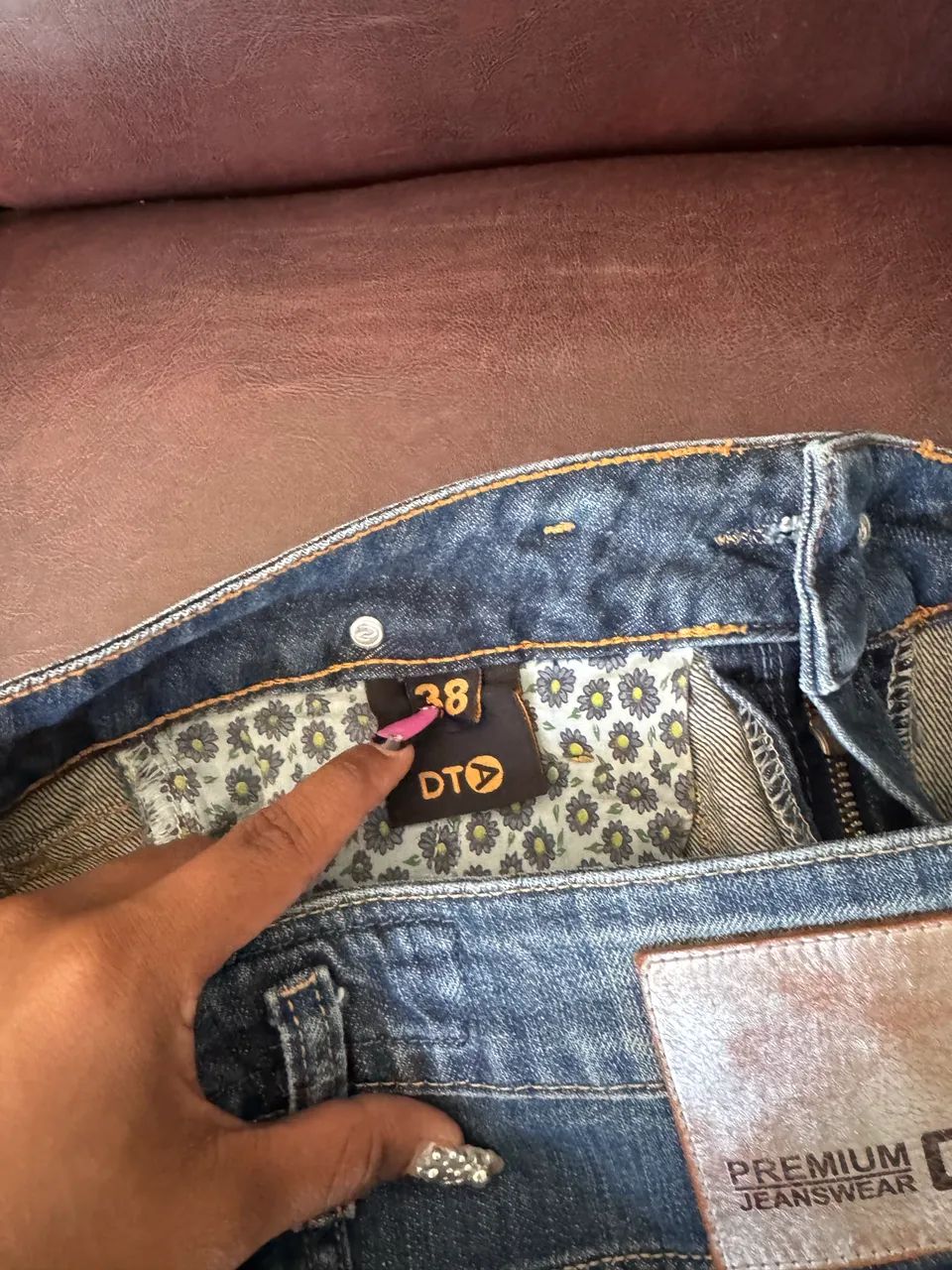Mini saia jeans  - Foto 4