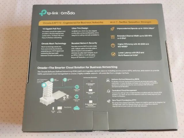 TP-LINK EAP773 BE11000 WIFI 7 OMADA 10GBPS - Foto 3