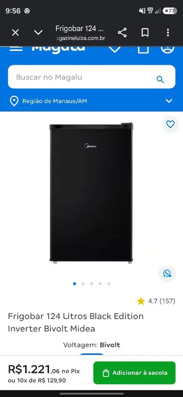 Frigobar midea 93L - Foto 2