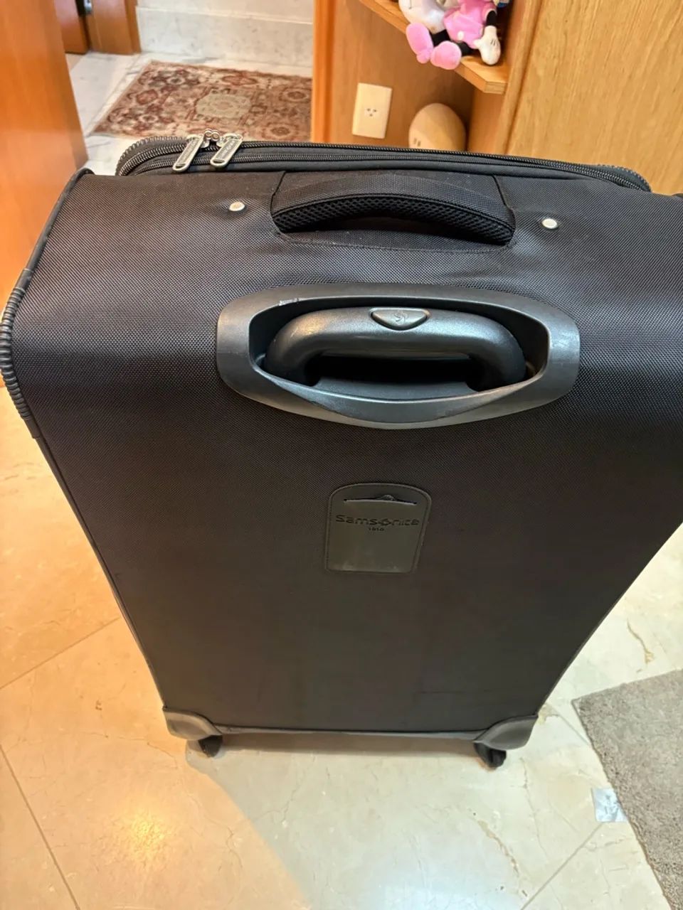 Mala samsonite preta tamanho G - 32kg  - Foto 4
