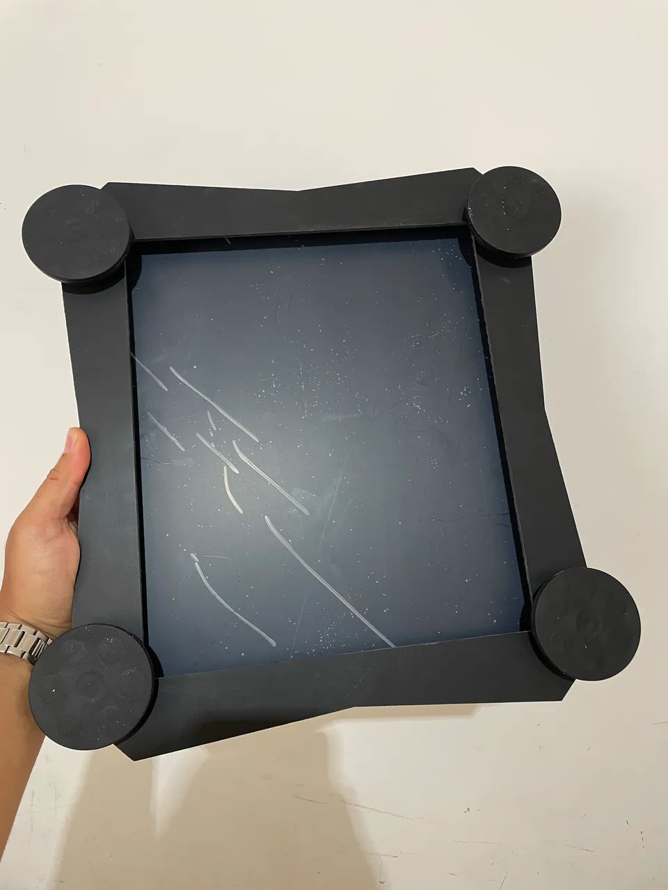 Suporte case de teto para Starlink Mini veicular com ímã 66mm - Foto 3