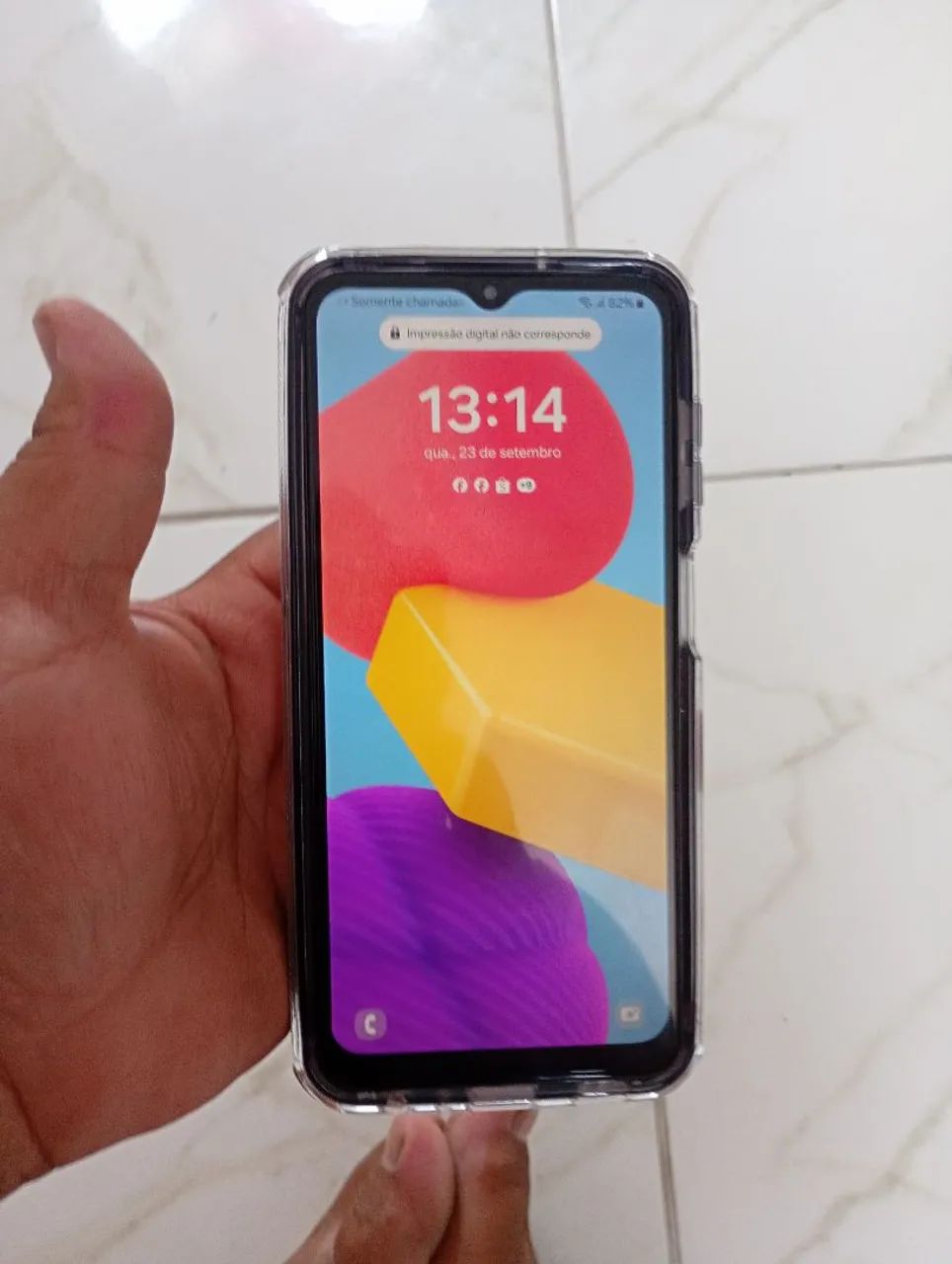 Celular Samsung m13 tá tudo pegado perfeitamente valor 350 - Foto 4
