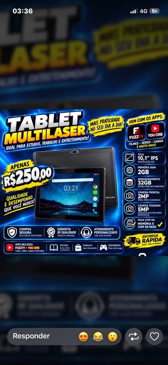 Tablet Multilaser 