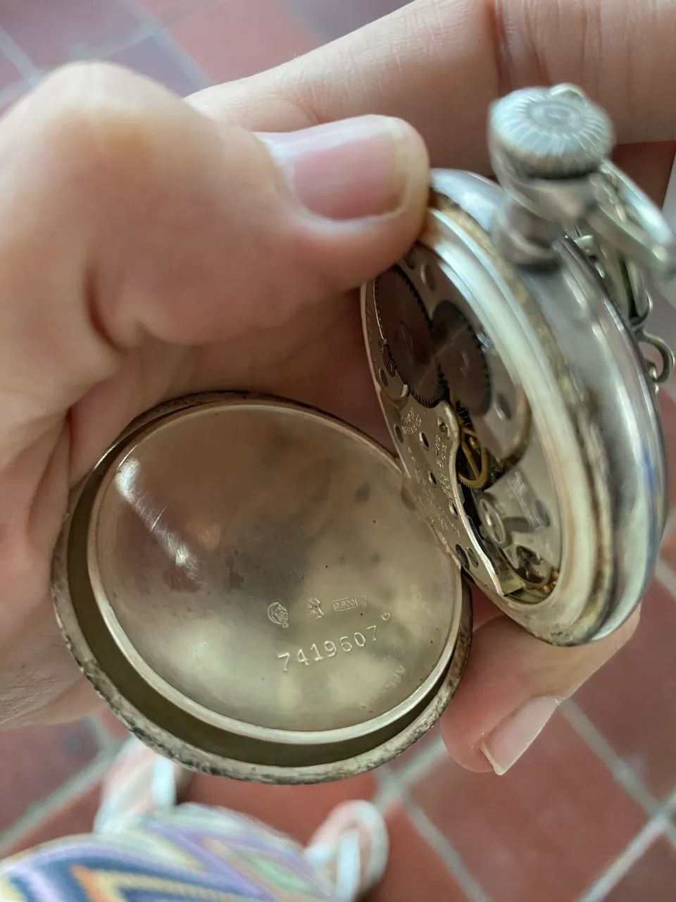 Relógio de bolso antigo 3000 Excelente  - Foto 4