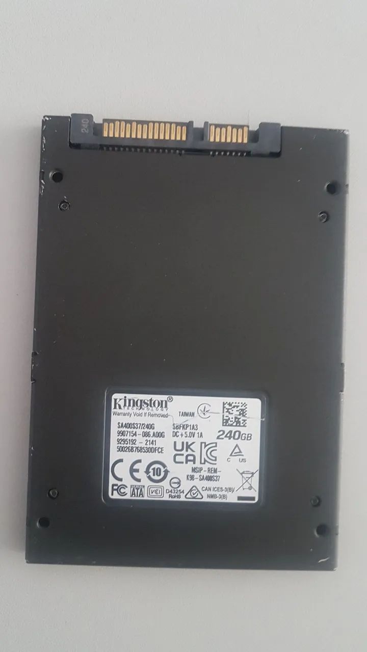Sdd 240Gb Kingston  Seminova - Foto 2