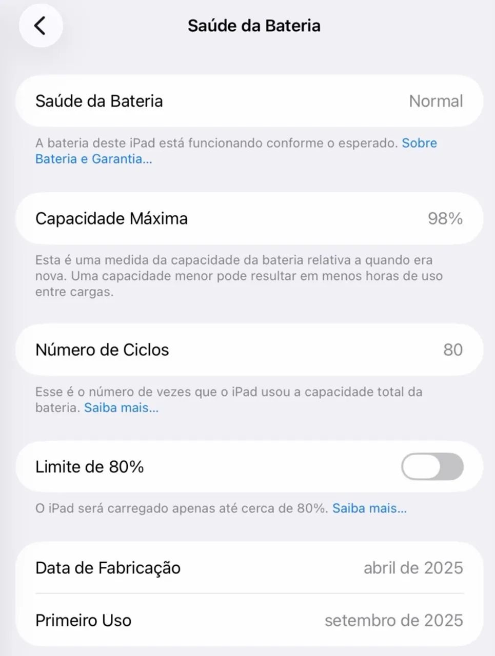 Ipad pro m4 11 polegadas 256gb LOJA FÍSICA saúde da bateria 98% ( 11" wifi space black ) - Foto 2