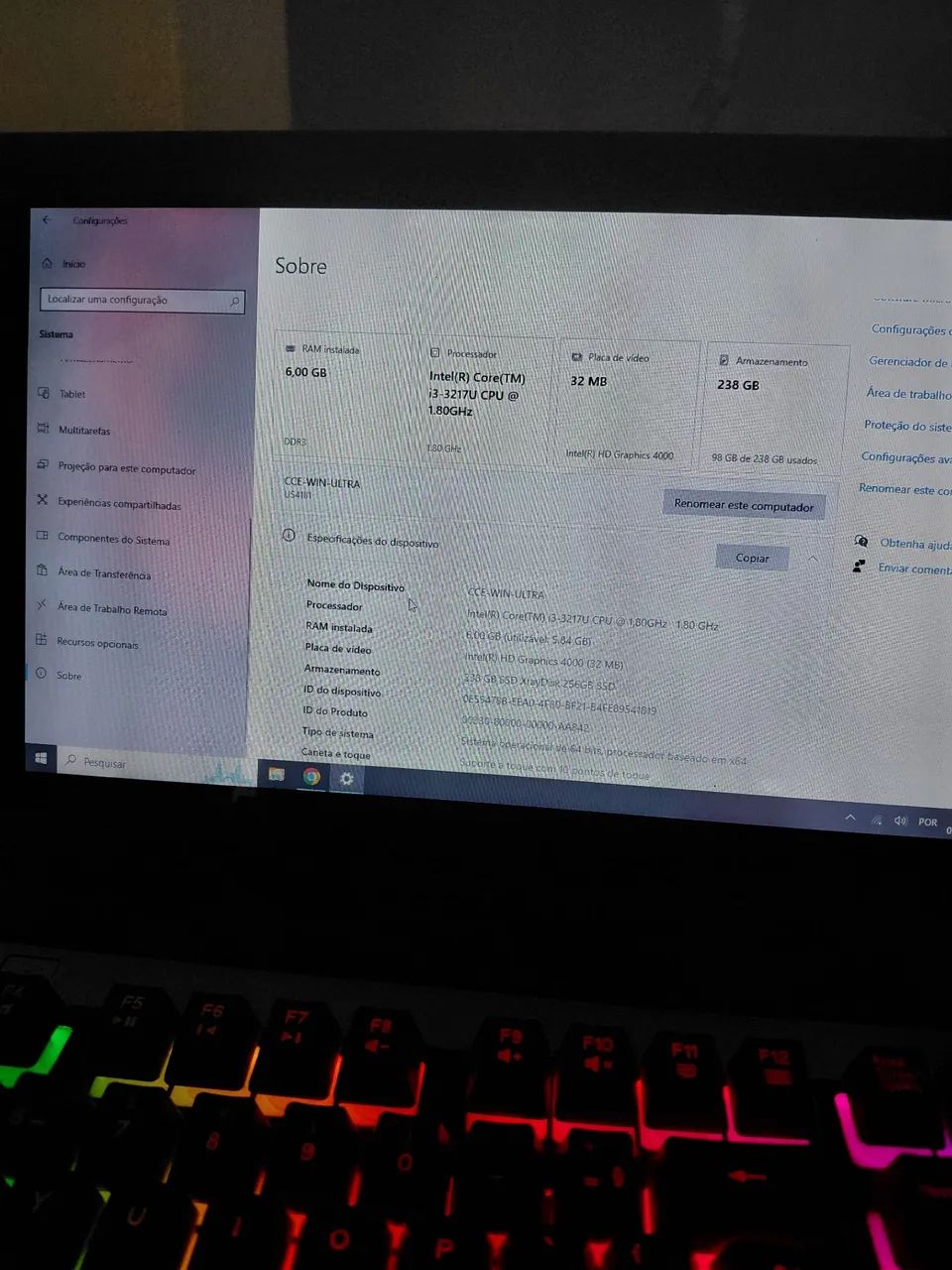 Notebook cce core i3 - Foto 3