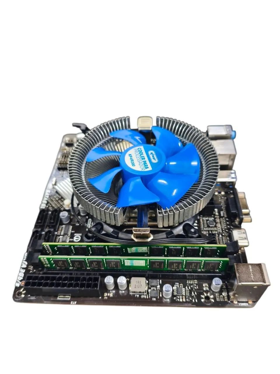 1kit biostar h81+i5-4590+1x4gb ram - Foto 4