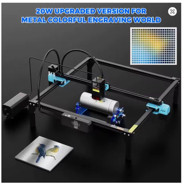 Máquina De Gravação A Laser Twotrees Ts2 20w - Foto 3