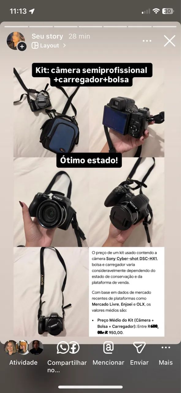 Câmera Sony