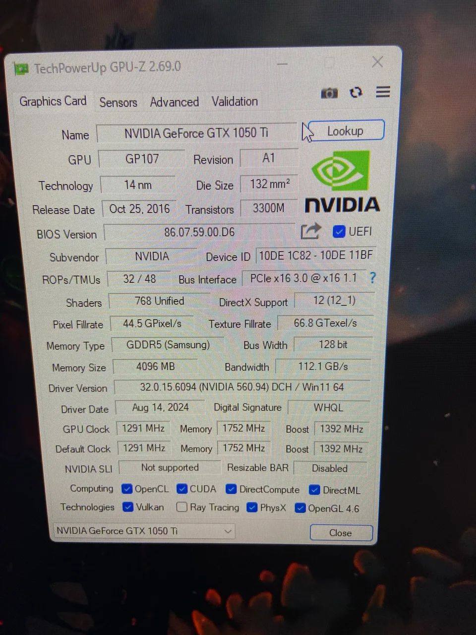 Placa de vídeo GTX 1050 TI 4 gigas  - Foto 3