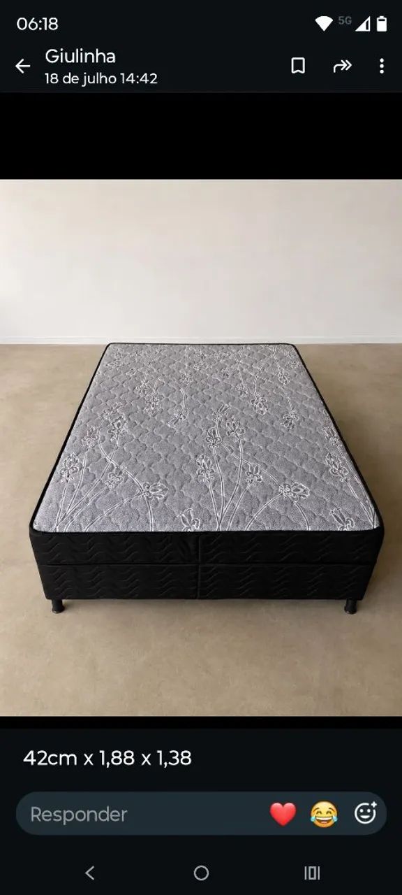 Colchão box conjugado casal 