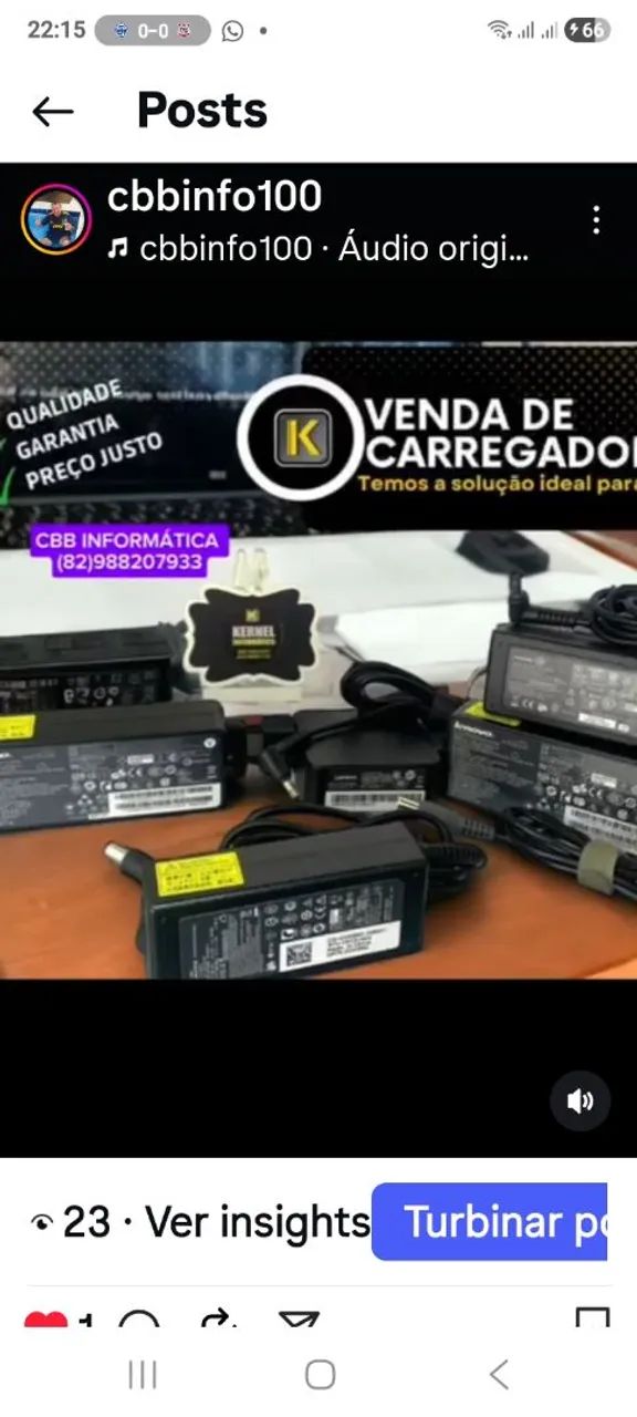 Venda de carregador para notebook - Foto 2