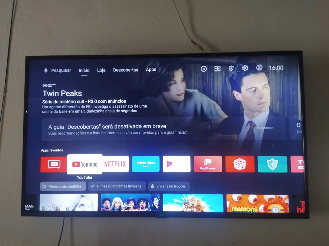 Vendo uma TV Smart Android 50 polegadas 