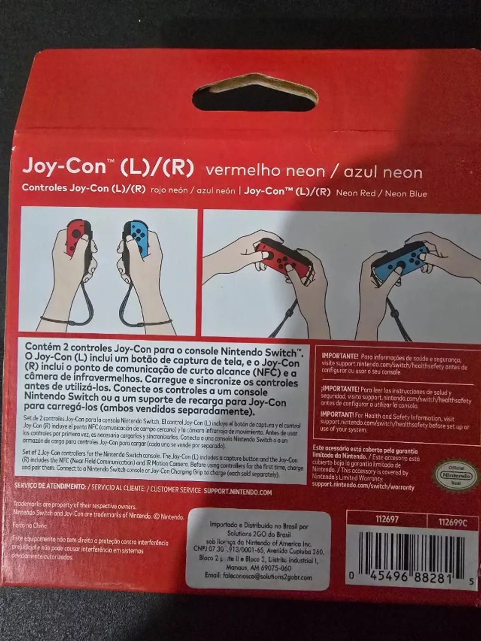 Joy-Con (JoyCon) Nintendo Switch - Controle Nintendo Switch - Foto 3