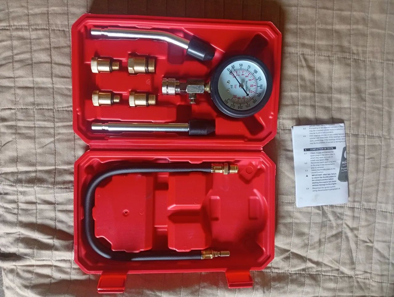 Medidor compressão motor