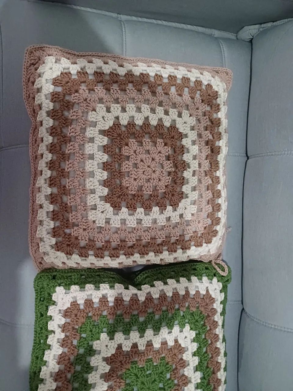 Almofadas em crochê  - Foto 4