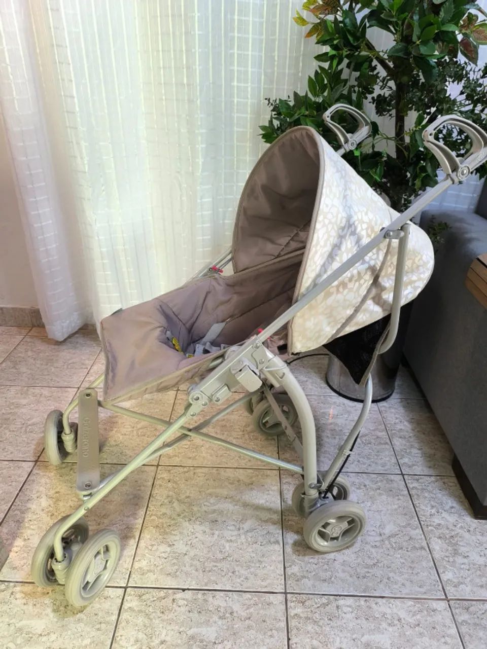 Carrinho de Passeio Galzerano. Fechamento guarda chuva - Foto 3