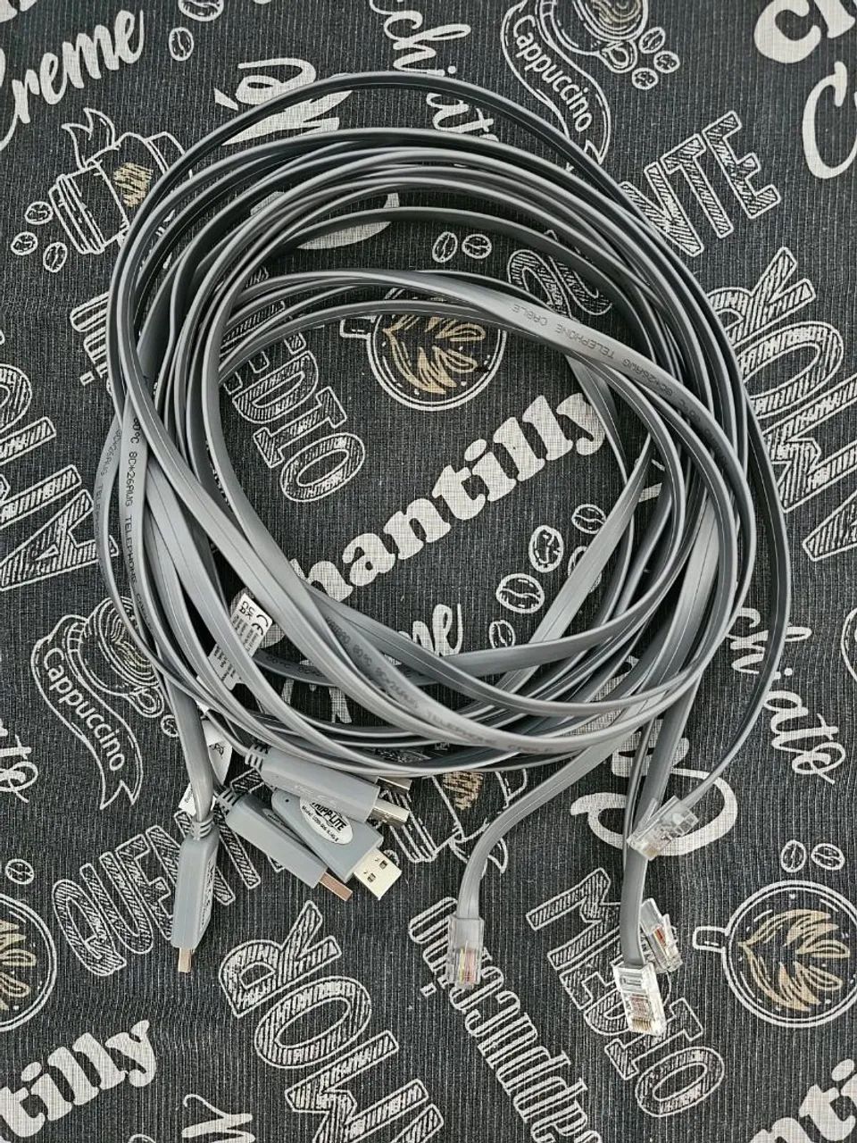 4 cabo console USB / rj45